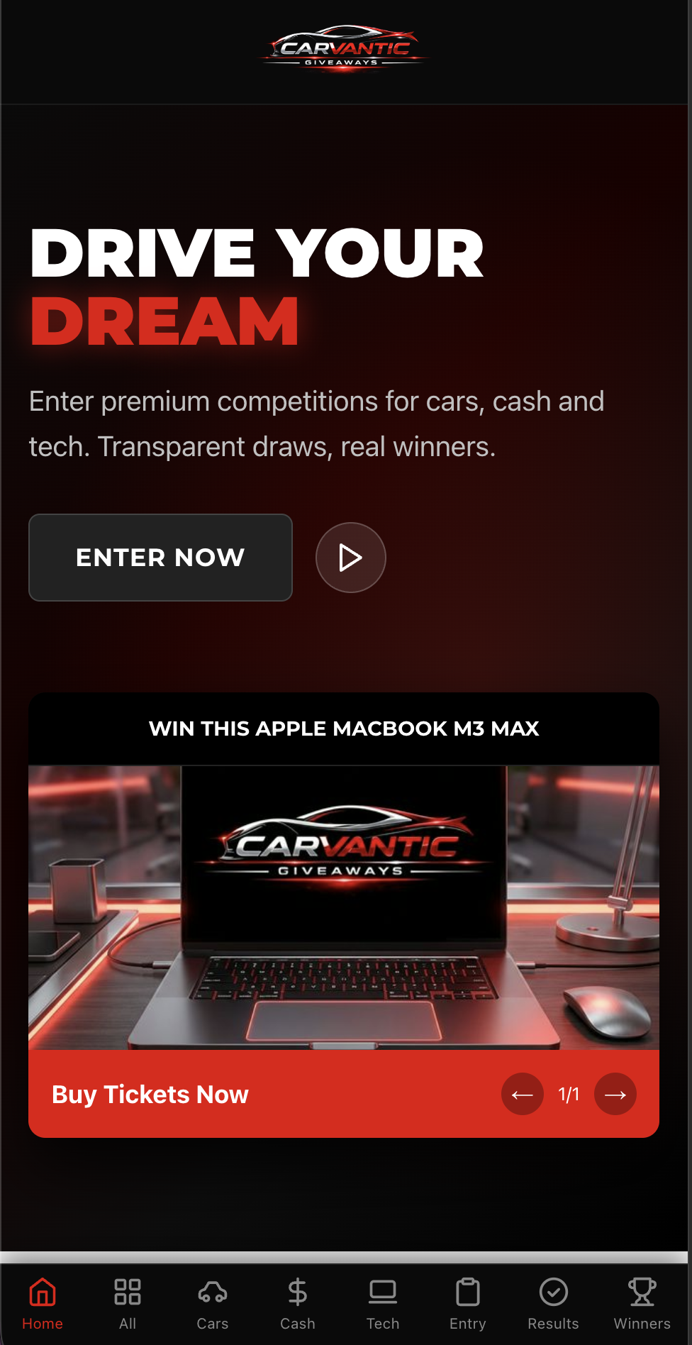 Carvantic on your smartphone